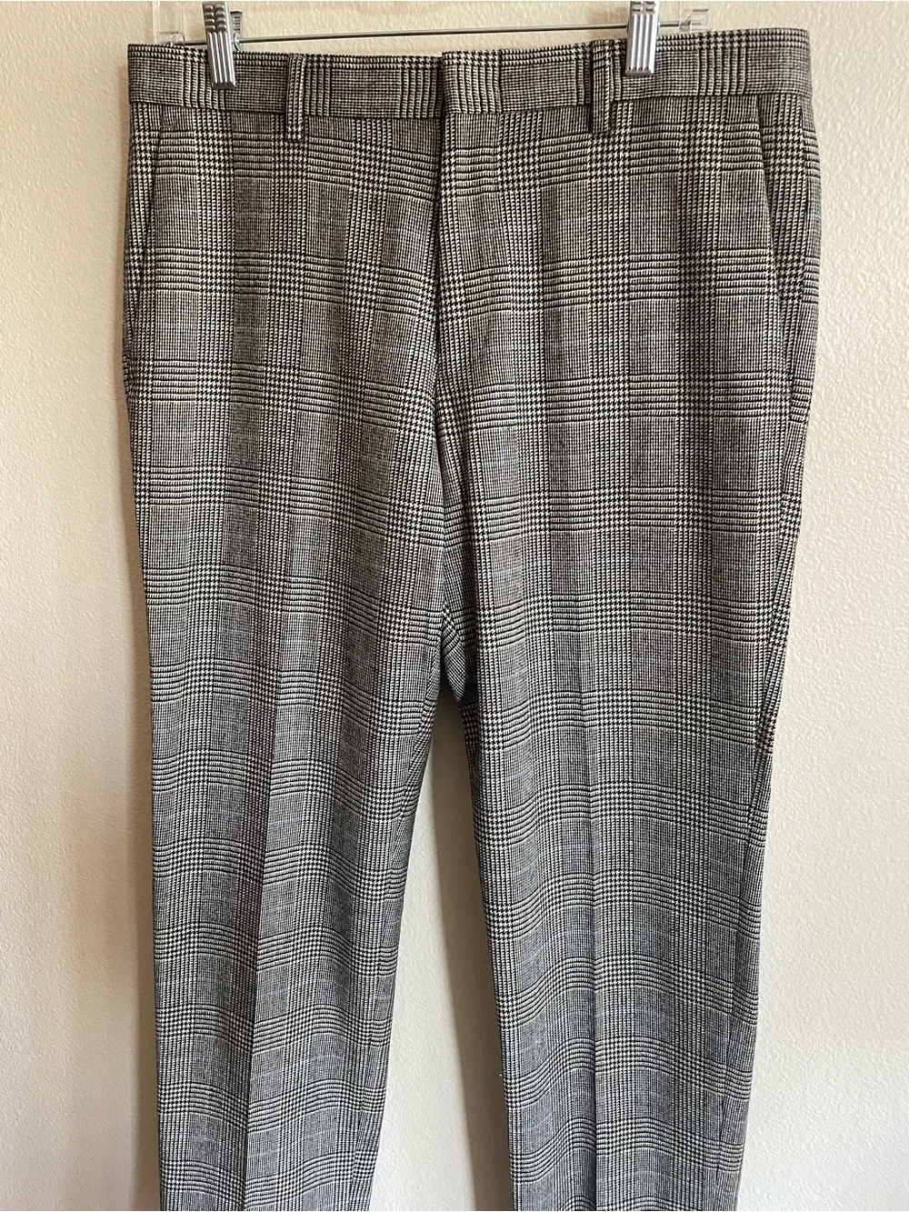 J. Crew Slim Ludlow Black and Tan Wool Dress Pants - Size W32 L32